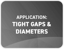Tight Gaps Diameter Button